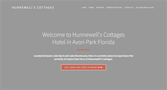 Desktop Screenshot of hunnewellscottages.com