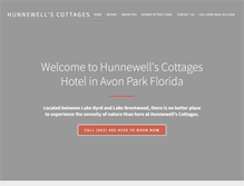 Tablet Screenshot of hunnewellscottages.com